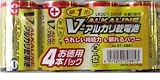 アルカリ乾電池　Ｖシリーズ　単１形×４本パックの画像