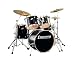 Ludwig Accent 5-Piece Custom Power Drum Set, Satin Black