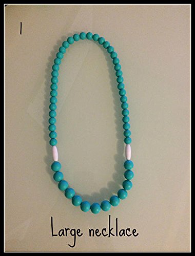 Changeable Chewables - Silicone Teething Jewelry - Ella Necklace - Eggplant Purple