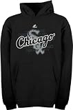 MLB Boys' Chicago White Sox Game Day Intensity Hooded Fleece Pullover (Black, X-Large)