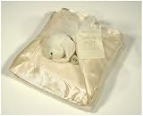 Cloud b Velboa Baby Blanket with Baby Lab - Natural