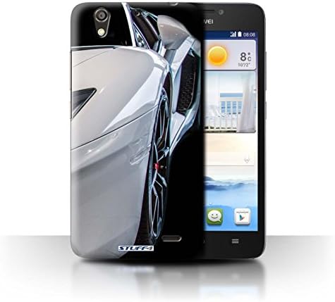 STUFF4 Phone Case / Cover for Huawei Ascend G630 / Wheel/Wing/White Design / Lamborghini Collection