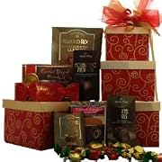 Art of Appreciation Gift Baskets  Sweet Sentiments Gourmet Food and Snacks Gift Tower
