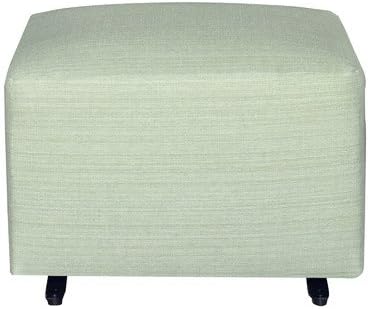 Peyton Kids Ottoman Color: Aqua