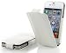 StilGut SlimCase exklusive Tasche f�r Apple iPhone 4/ 4s Smartphone aufklappbar in wei�