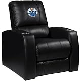 Home Theater Recliner with NHL Edmonton Oilers Panel