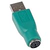Wired--up PS2 Female to USB-A Male Keyboard Adaptor