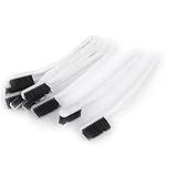 uxcell ナイロンワイヤーブラシ クリーニングツール プラスチック ナイロン インダストリアル