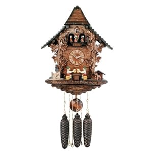 Musical Cuckoo Clocks with Beer Drinker's Raise Mugs Design