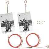 Kikkerland Photo and Card Holder with 8 Magnets (RED) ** 2 PACK**