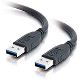 C2G / Cables To Go 54170 USB 3.0 A Male to A Male Cable, Black (1 Meter/3.2 Feet)