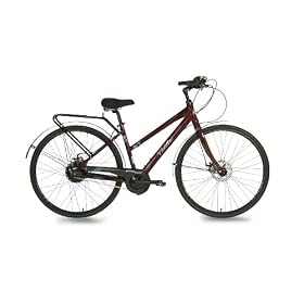 Buy Cadillac Ladies Av-T 17-Inch Commuter Bike, Burgundy Gloss Finish