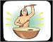 Mouse Pad with man, instrument, Aborigine, beating, tribal, Australia, percussion, ritual, drums, shouting