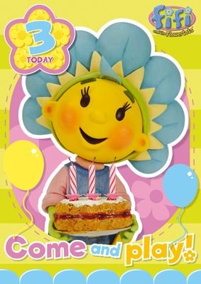 Fifi And The Flowertots Age 3 Badge Birthday Card