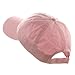 Wholesale Low Profile Dyed Soft Hand Feel Cotton Twill Caps Hats (Light Pink) - 21208