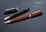 Omas 360 Fountain Pen - Black, Fine Nib 03A0046-F