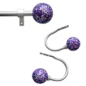 Sparkle Ball Window Hardware Collection - Purple