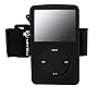 iPod Classic 80GB / 160GB Silicone Skin Case Cover for iPod 80G / 120G Bonus Exercise Armband and 3 Piece Screen Protector