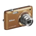 Nikon Coolpix S4150 Digitalkamera (14 Megapixel, 5-fach opt. Zoom, 7,5 cm (3 Zoll) Display, HD-Video, bildstabilisiert) bronze