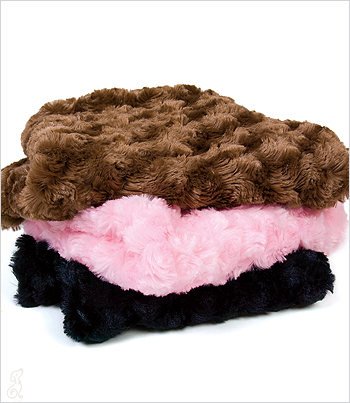 Curly Sue Dog Carrier Blanket by Susan Lanci - Black