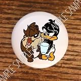 BABY LOONEY TUNES TAZ AND DAFFY DUCK #01 DRAWER PULLS KNOBS