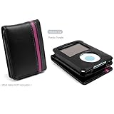 Apple iPod nano 3rd Generation Color-Stitched Leather Case (Poetic Purple)