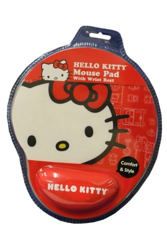  Hello Kitty Red Mouse Pad with Wrist Rest