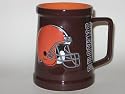 CLEVELAND BROWNS 26 oz. Team Logo Sculpted COFFEE MEGA MUG