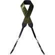 Heavy Leather NYC Classic Strap for Nikon, Canon, Pentax and Hassseblad SLR (Olive)