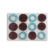 InterDesign Koko Rug, Brown/Blue