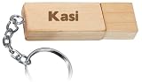 Engraved Wooden USB Flash Drive 8 GB with chain - Engraved name Kasi