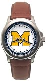 Michigan Wolverines Rookie Leather Ladies Watch