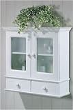 Dexter 23.5w Wall Cabinet With Glass Doors