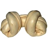 Chunky Chews® 9-10 Glucosamine Natural Rawhide Safety-Knot® Bone for Large Dogs