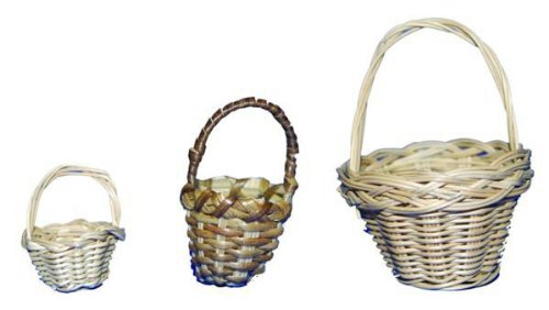 Accessori per presepi, cesti piccoli nito, altezza 2,5 cm