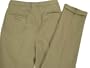 Claiborne Micro Pin Dot Cuffed Pant Taupe 38x29