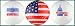 Washington DC Golf Balls - Government w/ Crystal Flag
