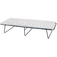 Stansport Conifer Steel Cot with Mattress (30- X75- X15-Inch)
