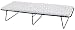 Stansport Conifer Steel Cot with Mattress (30- X75- X15-Inch)