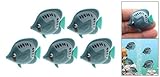 Como 5 PCS Plastic Floating Fish Aquarium Fish Tank Ornament Decor image