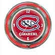 NHL Montreal Canadians Neon Clock - 14 inch Diameter