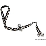 Coastal Pet - Potty Training Dog Bell, Tan/Brown Bones,3x Designs, 5x3.2x0.7