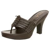MIA Womens Nella Thong,Brown Leather,7.5 M