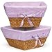 Baby : Badger Basket Honey Basket with Lilac Gingham Liner