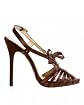 Melora Lace Satin Sling back Sandal Product Image