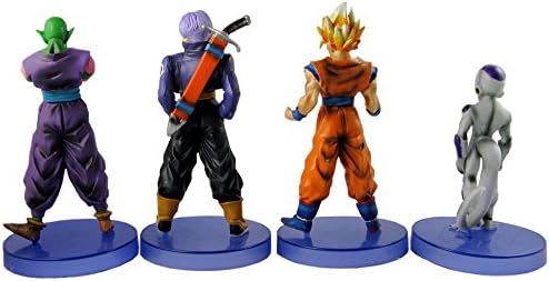 MHKZ® 4 piece Figures Toy Similar The Dragonball Z Dragon Ball DBZ Son Goku Trunks Piccolo Frieza
