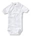 Sanetta  302200 - Wickelbody kurzarm, Basic Collection, Organic Cotton weiss
