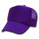 Decky Purple Mesh Trucker Style Cap Hat Caps Hats Adjustable