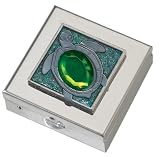 Green Turtle Small Vitamin Case - Polished w/Mirror
