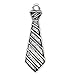Housweety 20 PCs Charm Pendants Tie Silver Tone 29mmx9mm(1 1/8